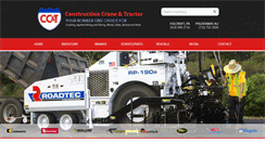 Desktop Screenshot of constructioncraneandtractor.com